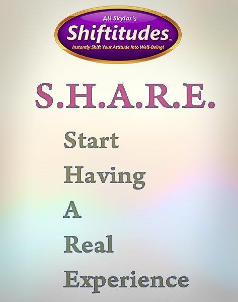 Shiftitude - Share How does a spiritual journey start? By confronting bad habits!
